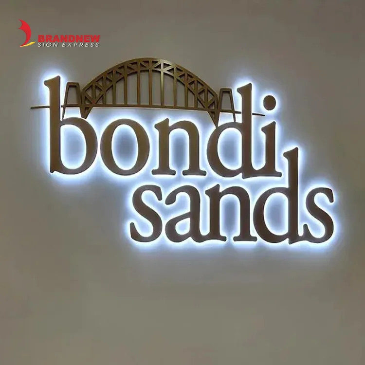 Shop Front Custom Outdoor Sign Big Led Letter Resin Signage Luminous Letter for Store Business Signs
