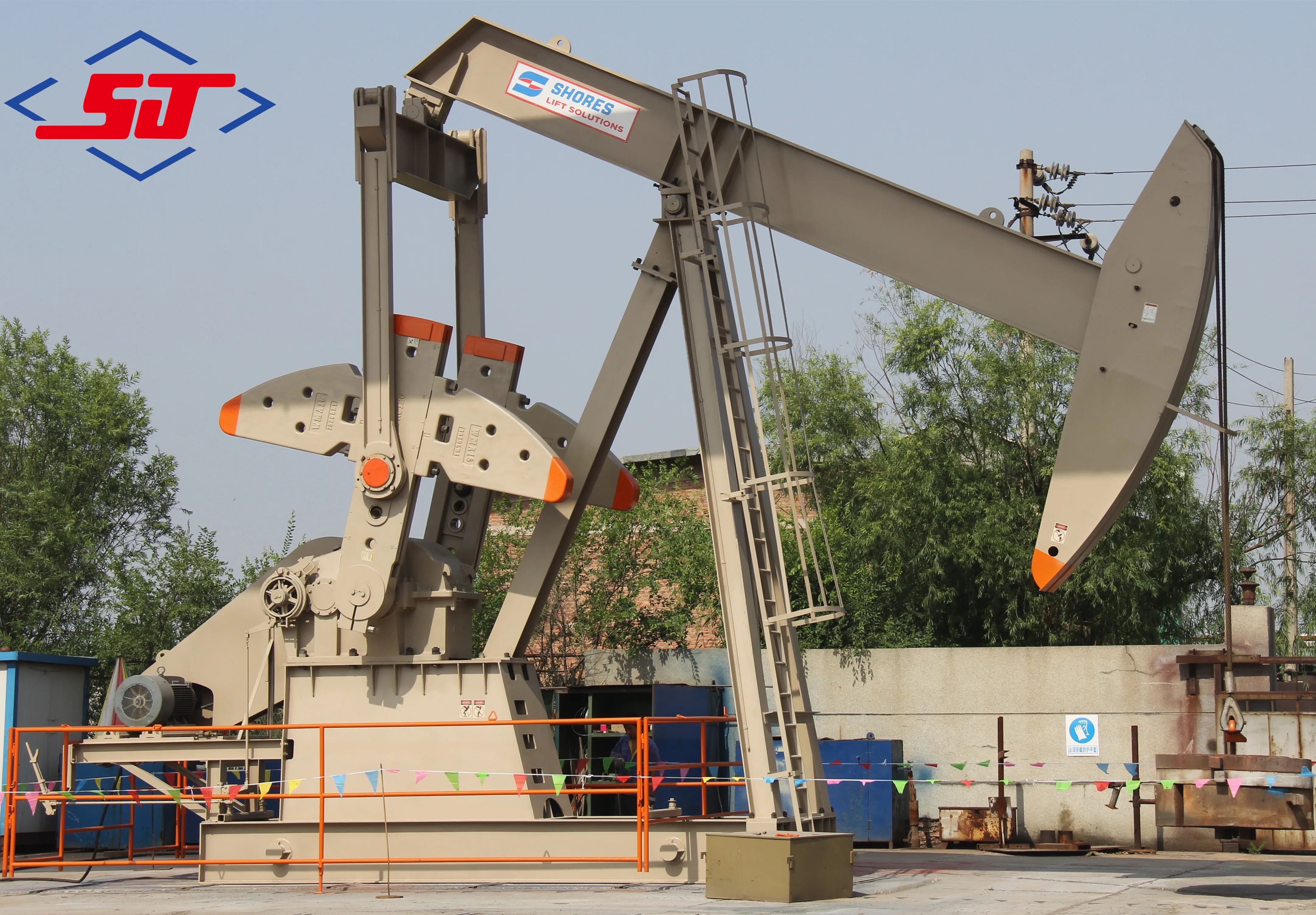 Сбалансированный лучевой насосный агрегат, произведенный компанией Shengji, используется в производстве