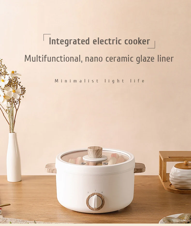 1.5L Multifunctional Mini Dormitory Household Electric Rice Cooker Non Stick Pot Small Household Appliances Wholesale