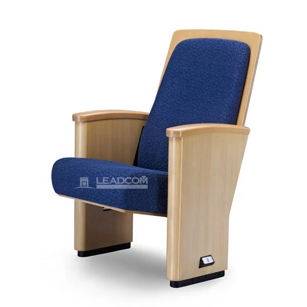 Leadcom TLS-617EA Synagogue Chair Worship Auditorium Seating Theater Furniture Manufacturer for Sale