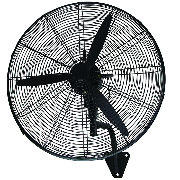 high power air convection fan 3 aluminum alloy blade 3 speed adjustment Industrial metal wall-mounted fan 19/22 inch 