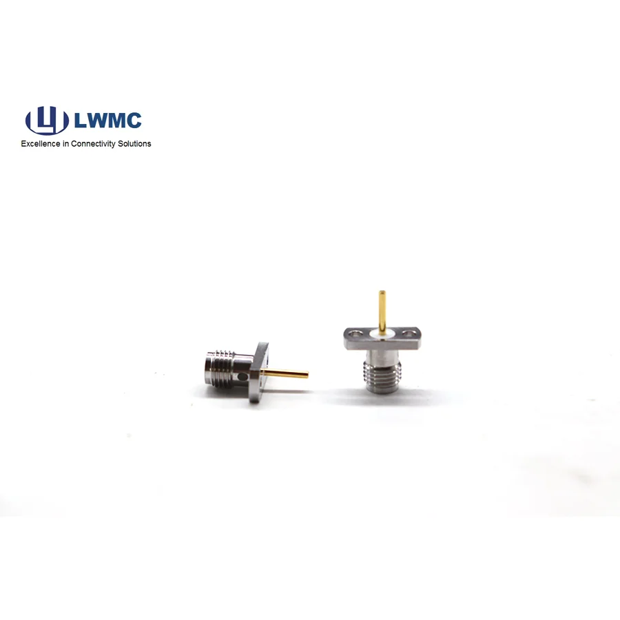 product sma famale 2 holes flange mounted receptacle-7