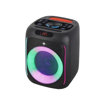 Bluetooth speaker RGB colorful light wireless high-power outdoor handheld convenient high-volume karaoke