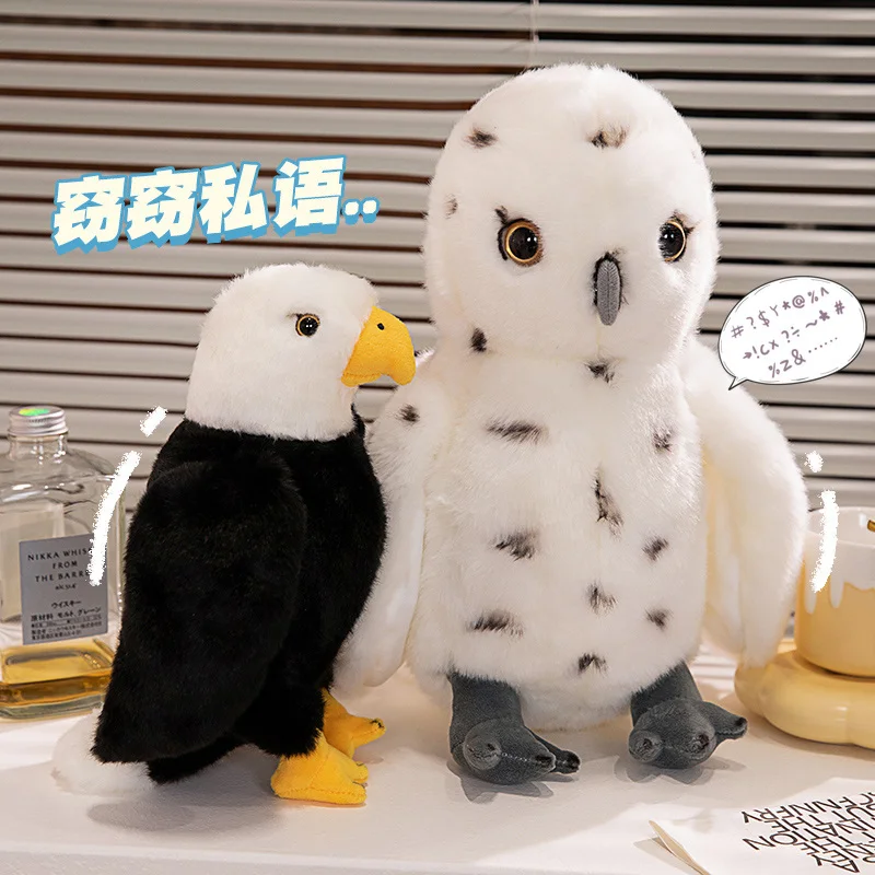 High Quality American Eagle Plush Animal Toy Filled Eagle Doll