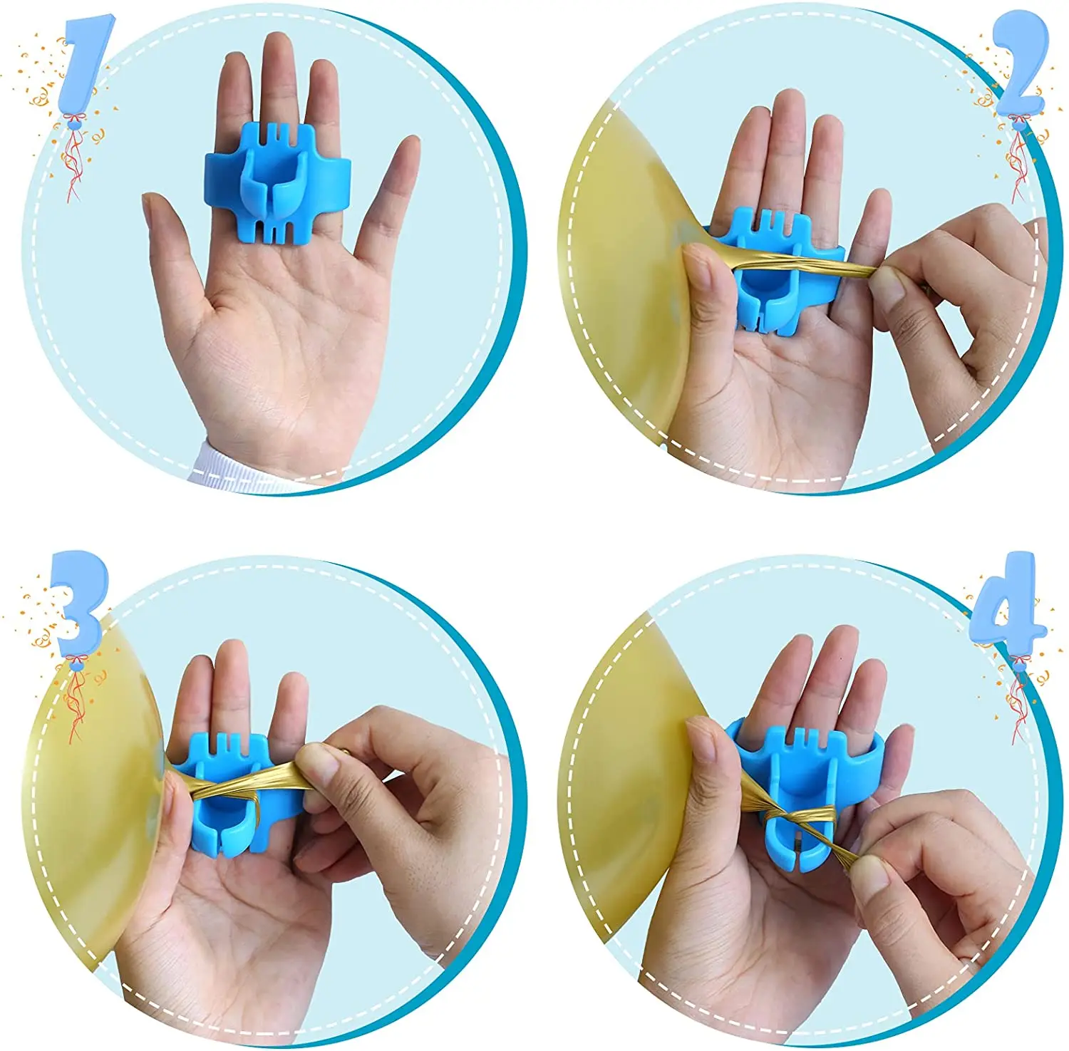 How to Use the Balloon Tie Tool