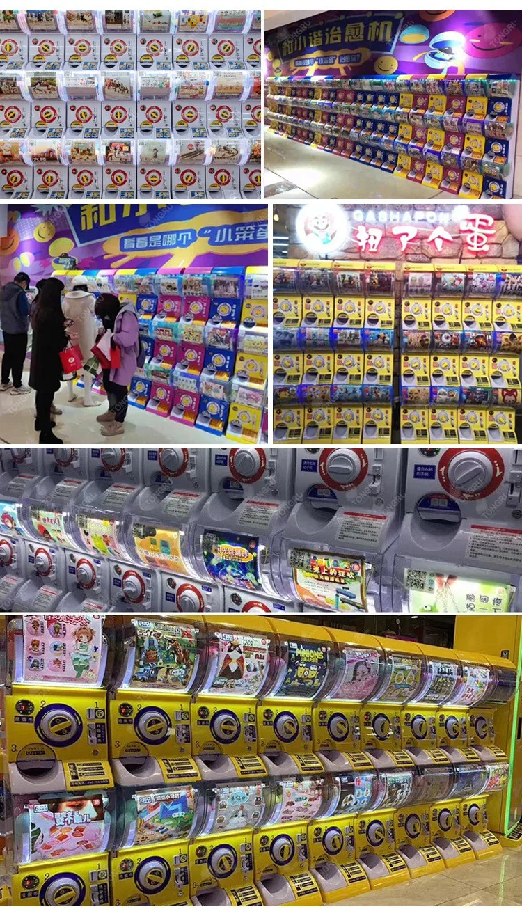 Factory Wholesale Transparent Gacha Machine Capsule  Cute Japan Vending Machine Toy Kawaii Small Gacha Machines