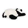 Nuevo panda acostado plano con mechones c-a539c9