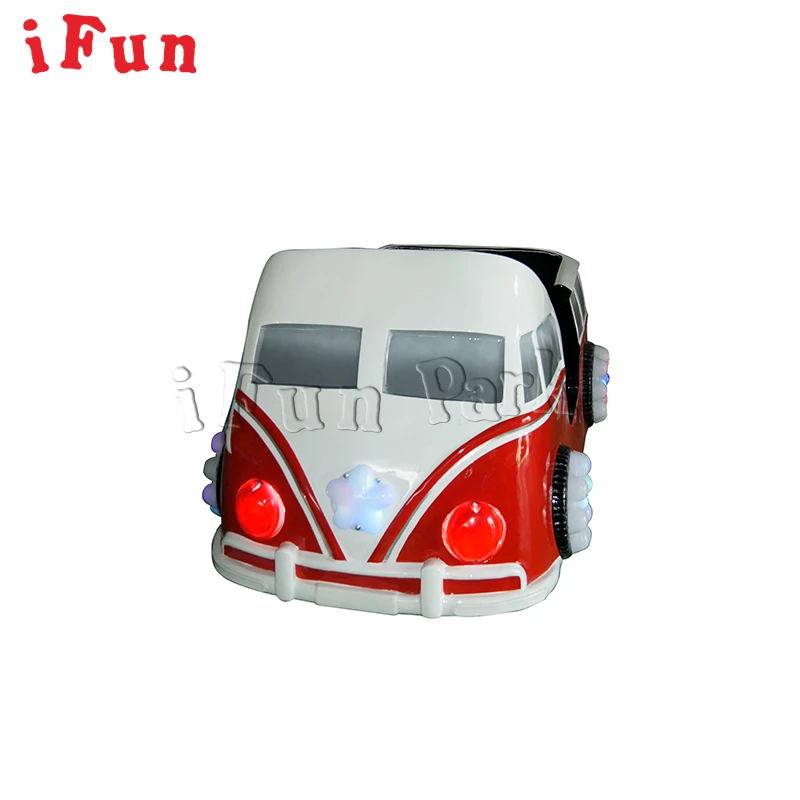 Ifunpark Coin Operated Arcade Game Machine Fiberglass 2 Player Car Kiddie Rides