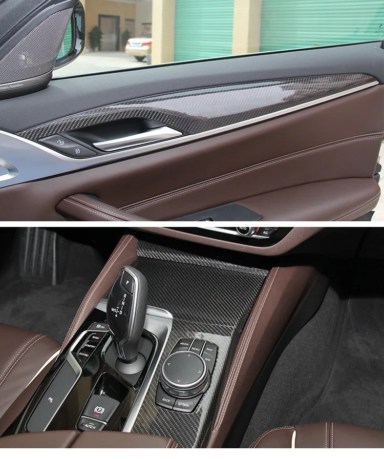 Dry Carbon Fiber Interior Covers For Bmw 5 Series G30 Lhd Only 2017 ...