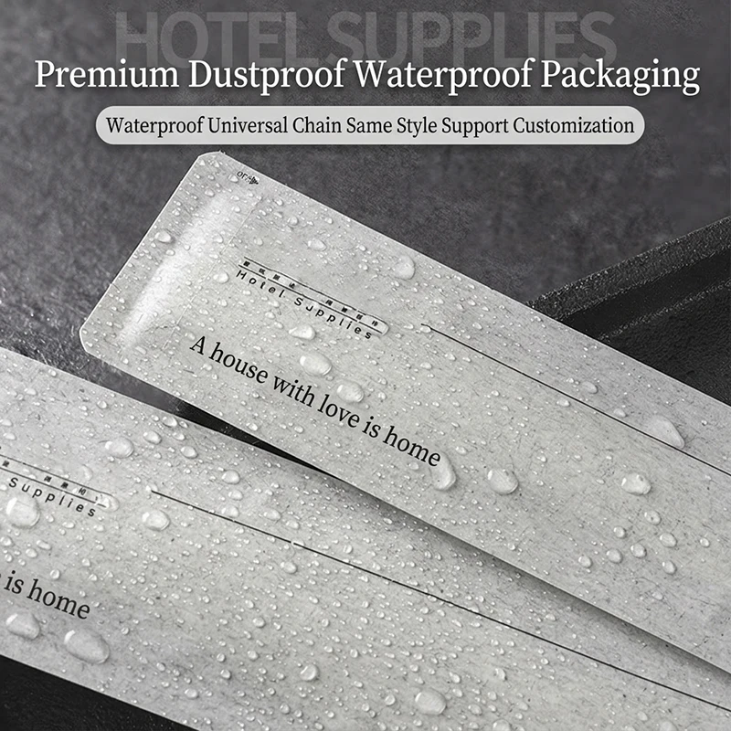 Cost Effective Complete Set Matte Grey Non Woven Hotel Guest Amenities Kit for Star Hotel Homestay Travel Rental Lodge 4 Cost Effective Complete Set Matte Grey Non Woven Hotel Guest Amenities Kit for Star Hotel Homestay Travel Rental Lodge - Image 4