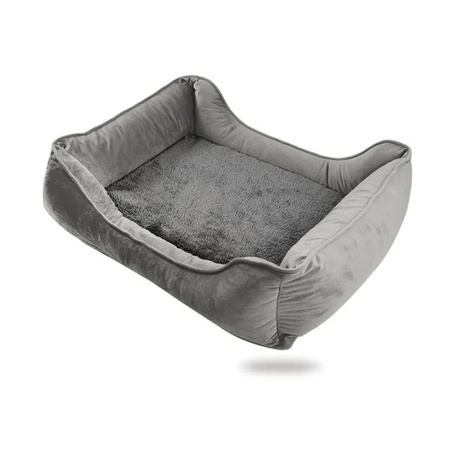2022 hot sale detachable cuboid luxury soft sleep pet bed
