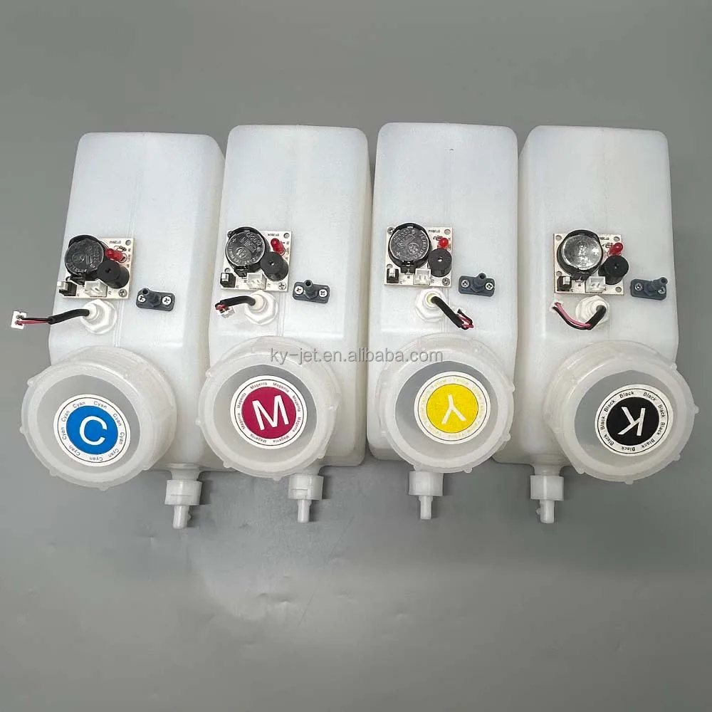 1500ml Ink Tank Continuous UV ECO DTF Ink Supply System Cartridge with ...