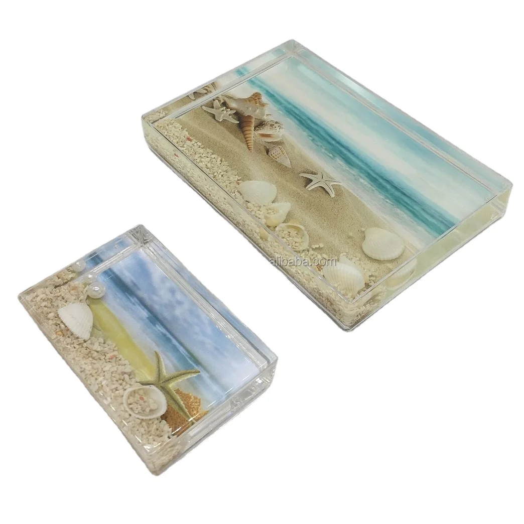 1pc Small plastic box rectangular transparent 12.2*6.2*2.3cm PP