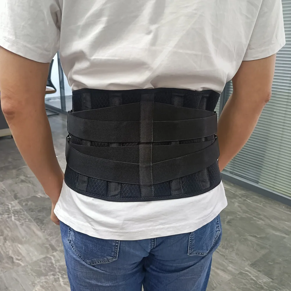 Customized Breathable Medical Lower Back Pain Relief Support Back Brace ...