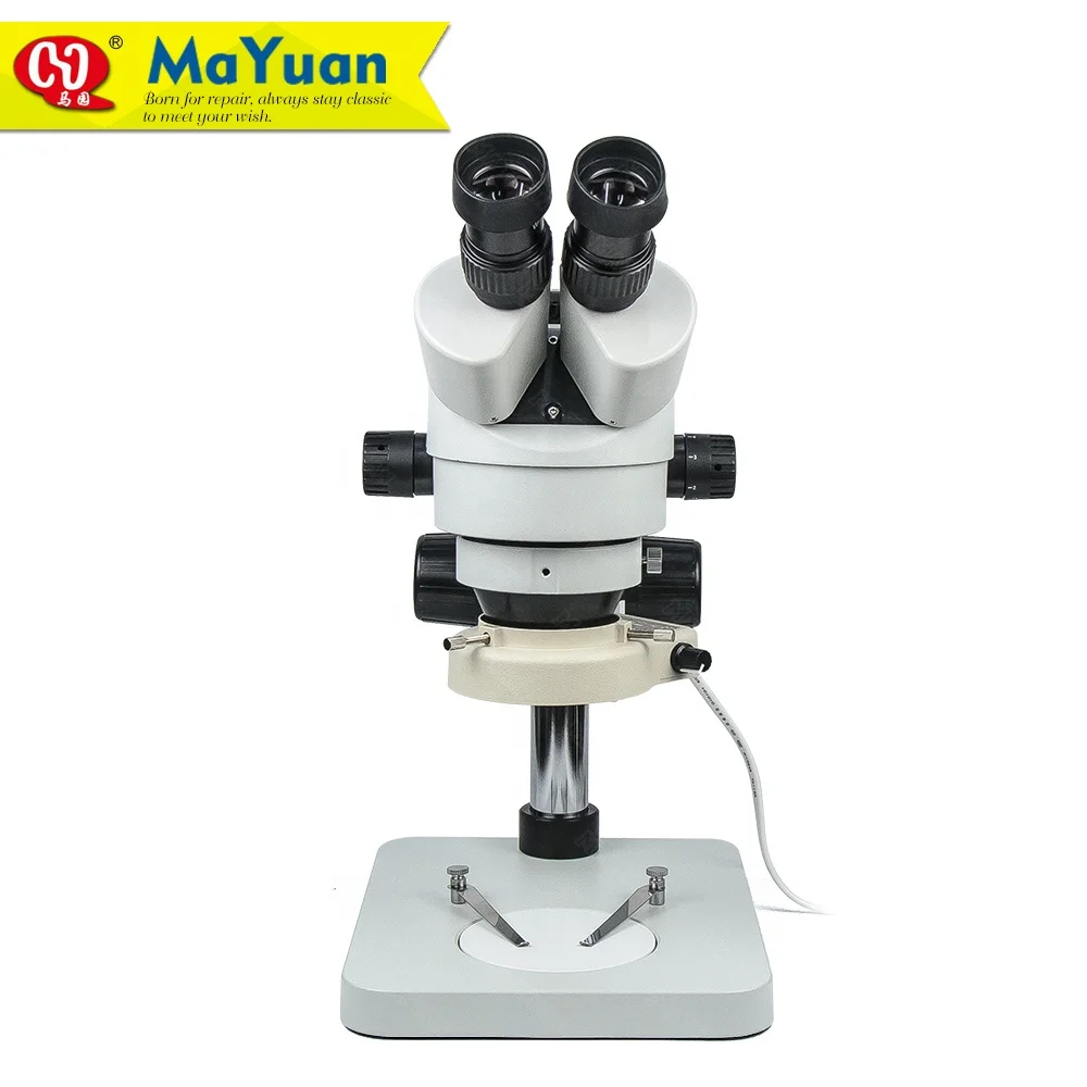Industrial Trinocular Stereo Continuous Zoom Microscope for Phone Repair Soldering