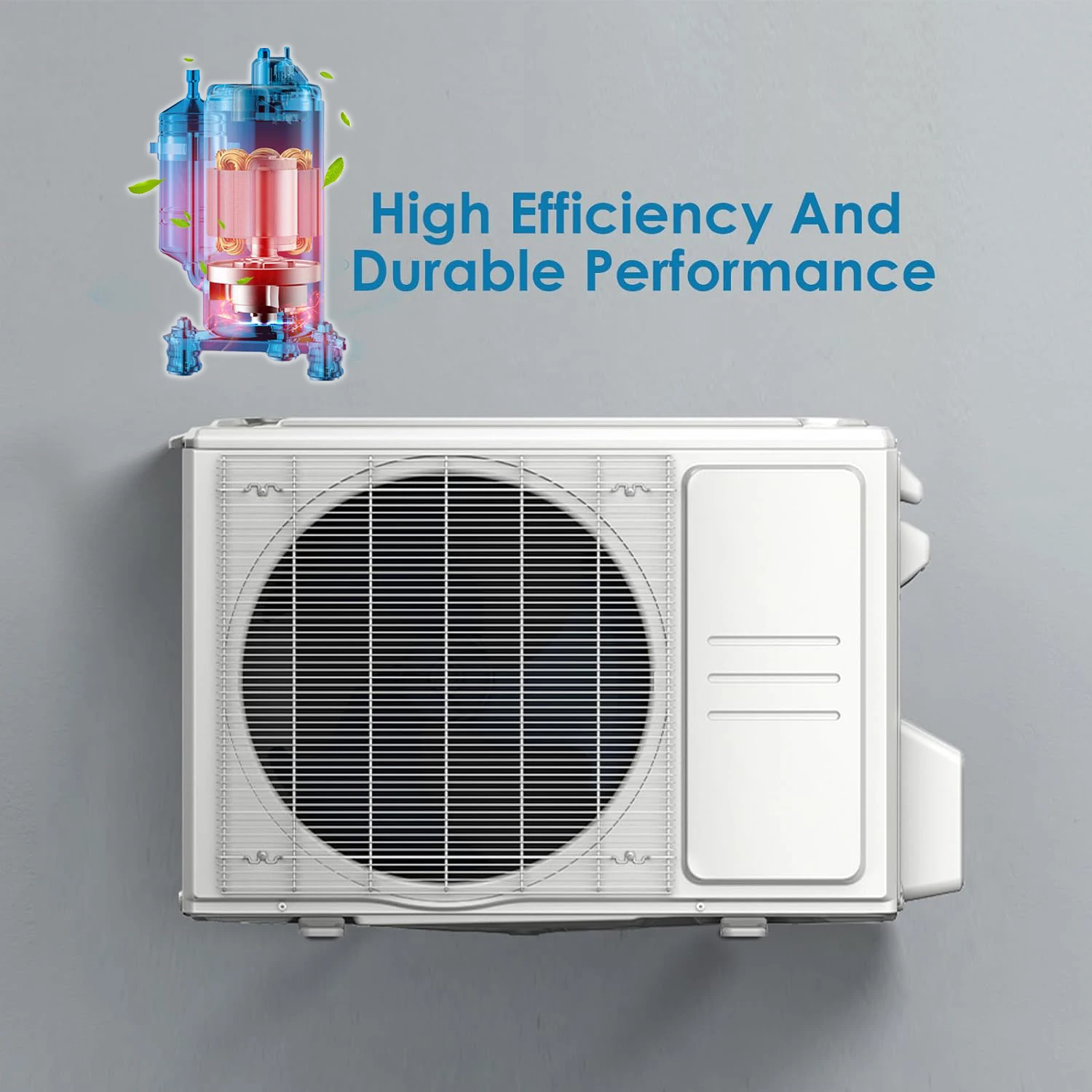 9000BTU No Inverter Cooling/Heating Humidifier Manufacturers Single Room Airconditioner Wall 7000 Btu Split Air Conditioner
