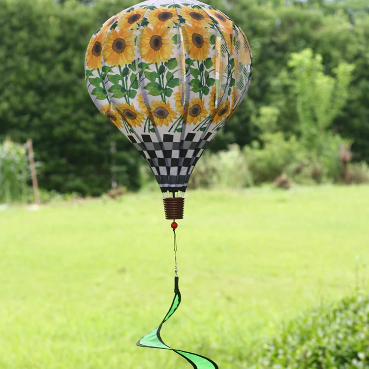 Bailing Hot Air Balloon Wind Spinners New Design Hanging Garden Ornament Wind Spinners Buy Hot