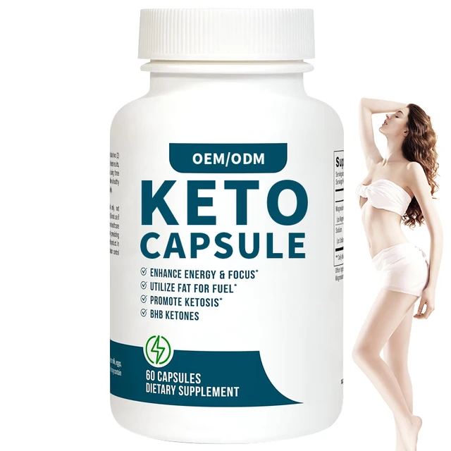 Best selling Effective Fast Weight Loss Herbal Supplements Boost Metabolism belly fat burn BHB Keto Capsules