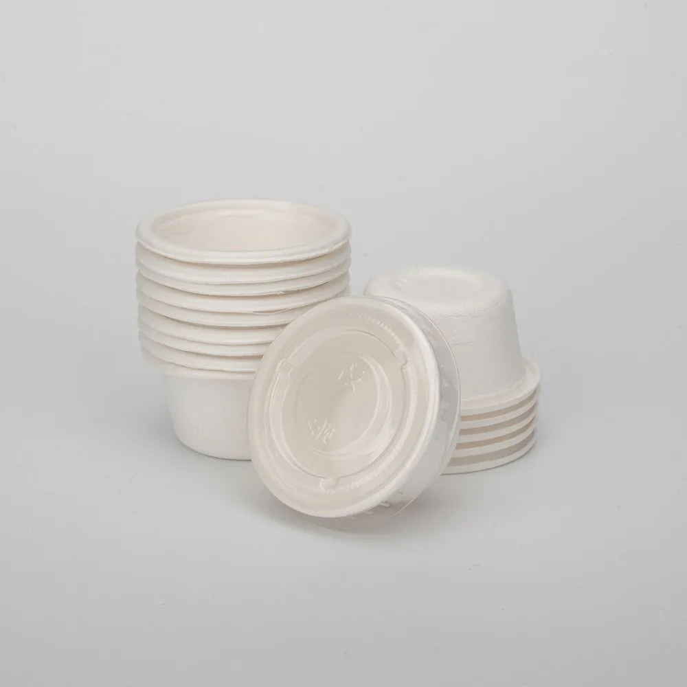 2oz Compostable Disposable Biodegradable Sugarcane Bagasse Pulp Ice ...