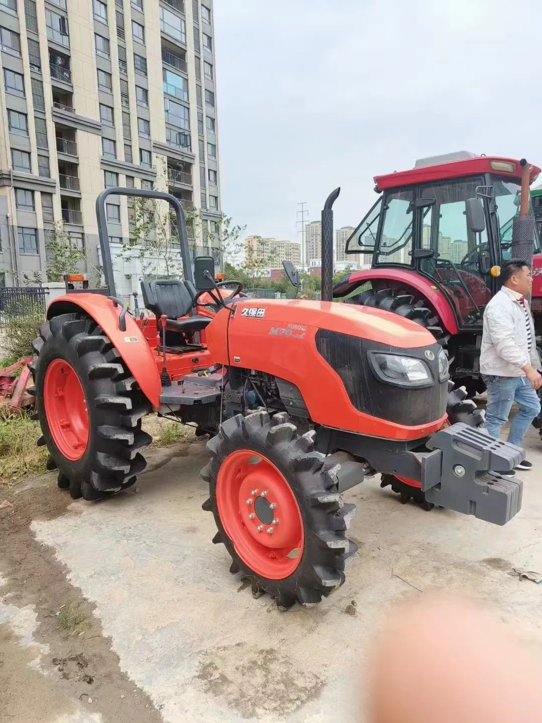 Kubota Used Tractor Agricultural 4wd 70hp Farm Diesel Belt Drive ...