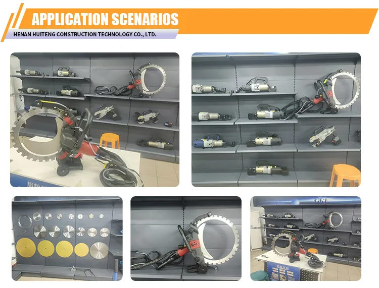 Small Handheld Wall Cutting Machine Reinforced Concrete Wall Cutting Machine Building Disc Sawing Cutting Machine