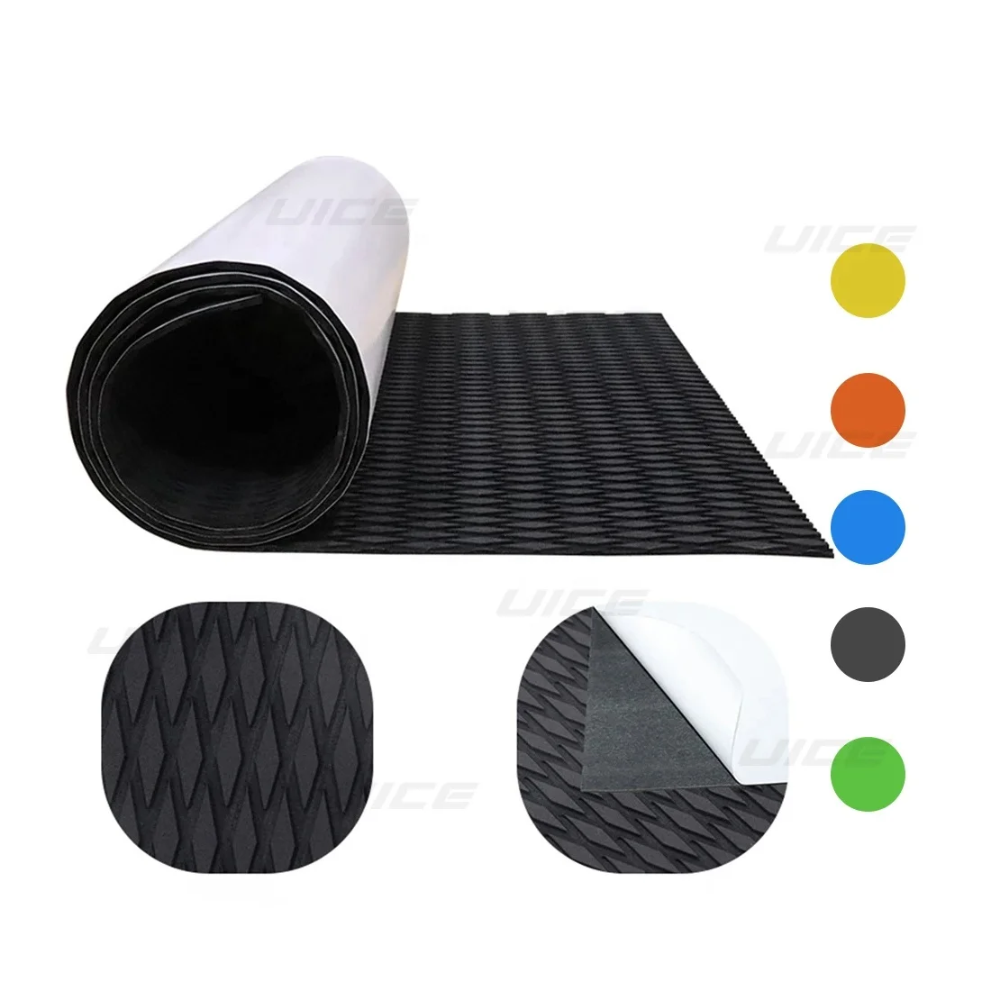 4 Coussins De Traction Planche De Surf EVA Antidérapants - Avant Côtelé