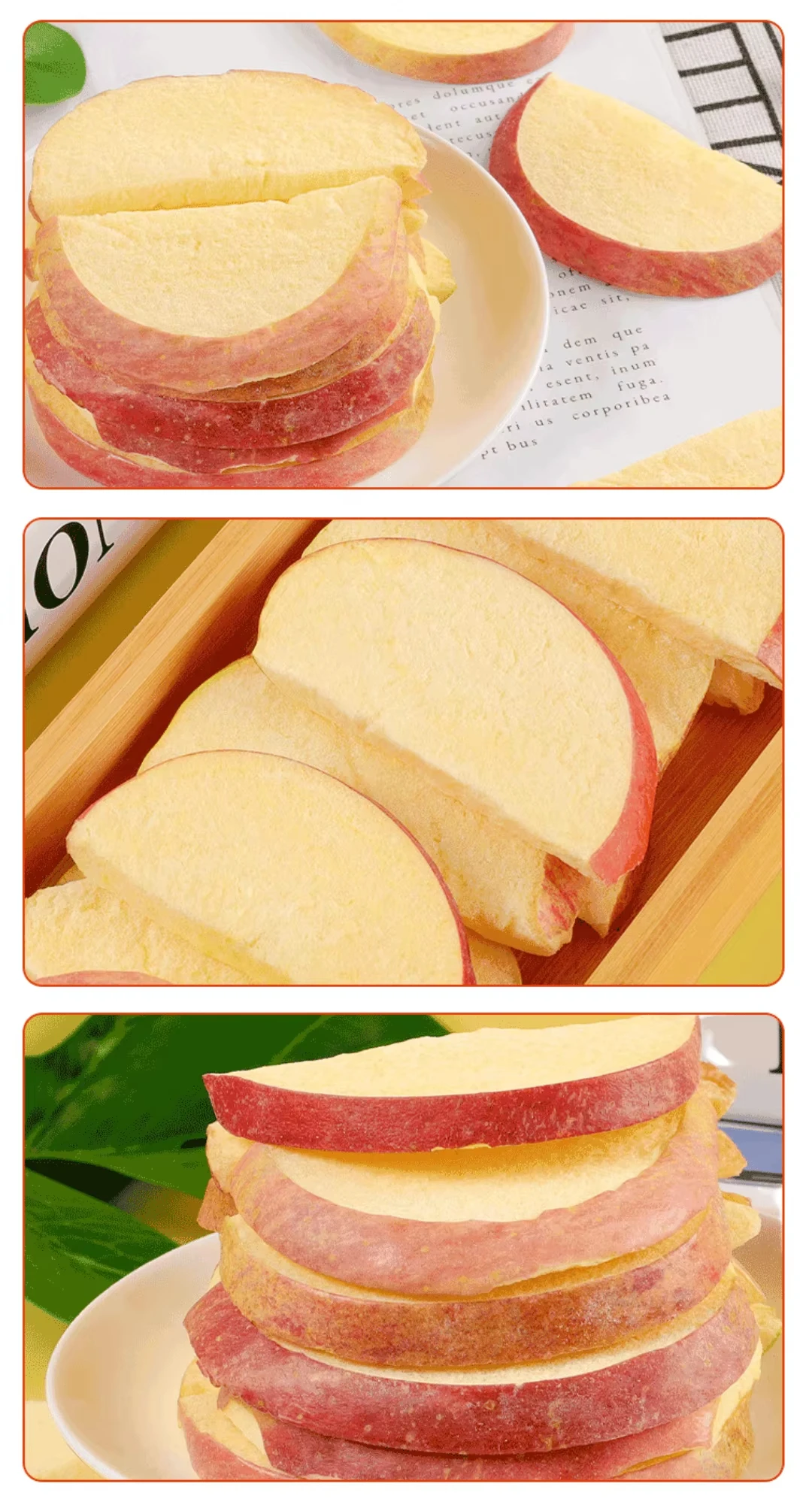 Freeze Dried Fuji Apple Slices Wholesale | Bulk Fuji Apple Supplier Hf3dfed3196724879a4ef66a6dd417051B