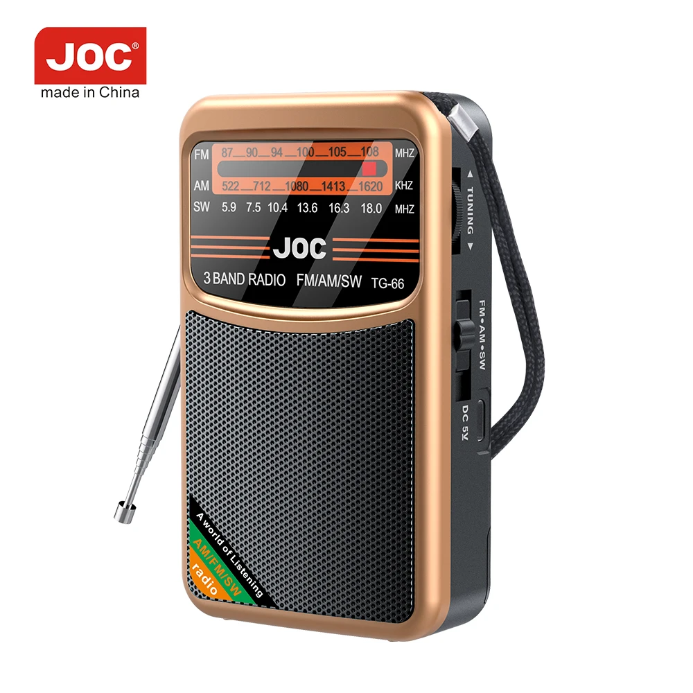 Portable Mini FM/AM Radio Compact Design with Digital Tuner Long Battery Life for Outdoor Adventures Made of Durable Plastic