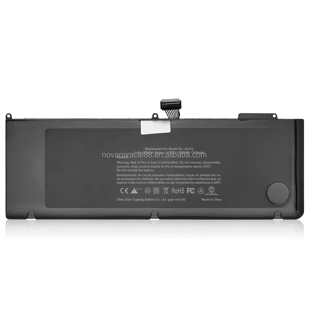 A1321 Mc723 A1382 A1286 A1321 Mc371 Replacement Laptop Battery 10.98v ...