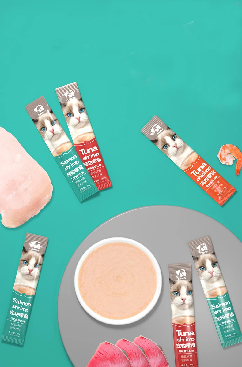 Shoppe Best Sell Cat Wet Snack Daily Hydrating Snacks For Cats Kitten