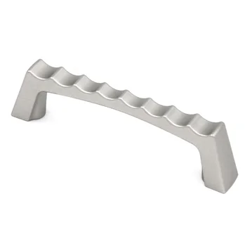 Billet aluminum turning milling service made Cabinet Arch Pull Handle Kitchen Cabinet Handles Black Drawer Pulls Handle