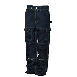 Mens Multi Pocket Work Pants with Knee Patch