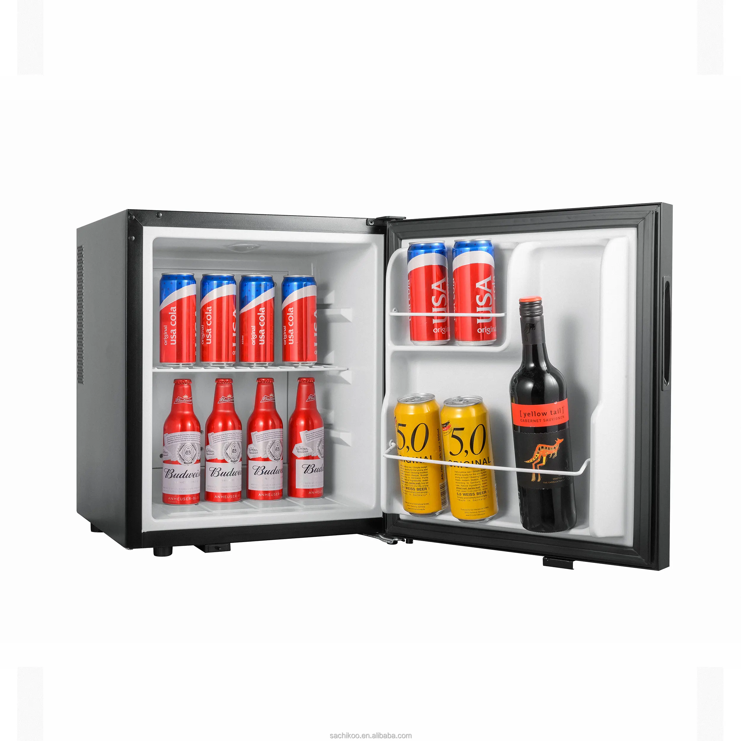 20l Edelstahl Energieeffizienter Tragbarer Mini-kühlschrank Typ C Usb-anschluss Elektrischer Getränkekühler Für Hotels Bars Autos Outdoor-nutzung