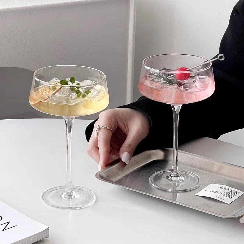 Modern Japanese Thin Kimura Glass Cocktail Mixing Glasses for Bar Crystal  Coupe Cocktail Glass