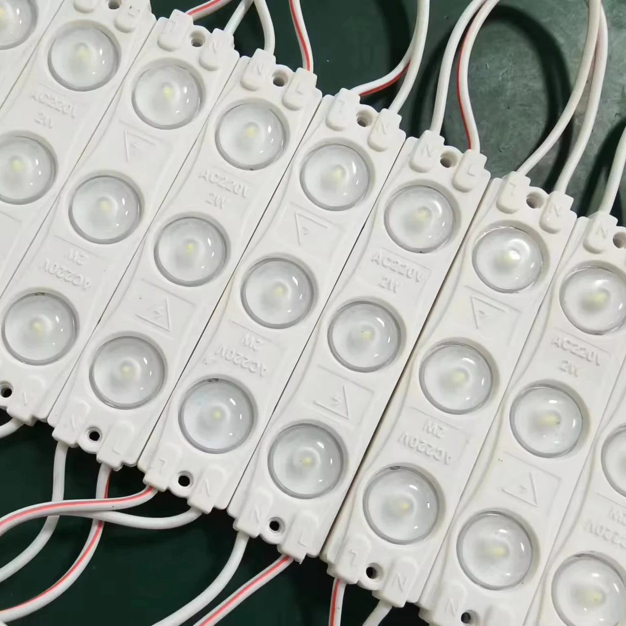New Arrival 220v Led Module Light Bulb Patch Super Bright Lens Waterproof Advertising Sign Light Box Backlight Led Tv
