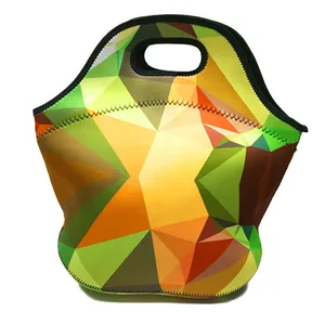 Custom kids tote insulated cooler neoprene lunch bag