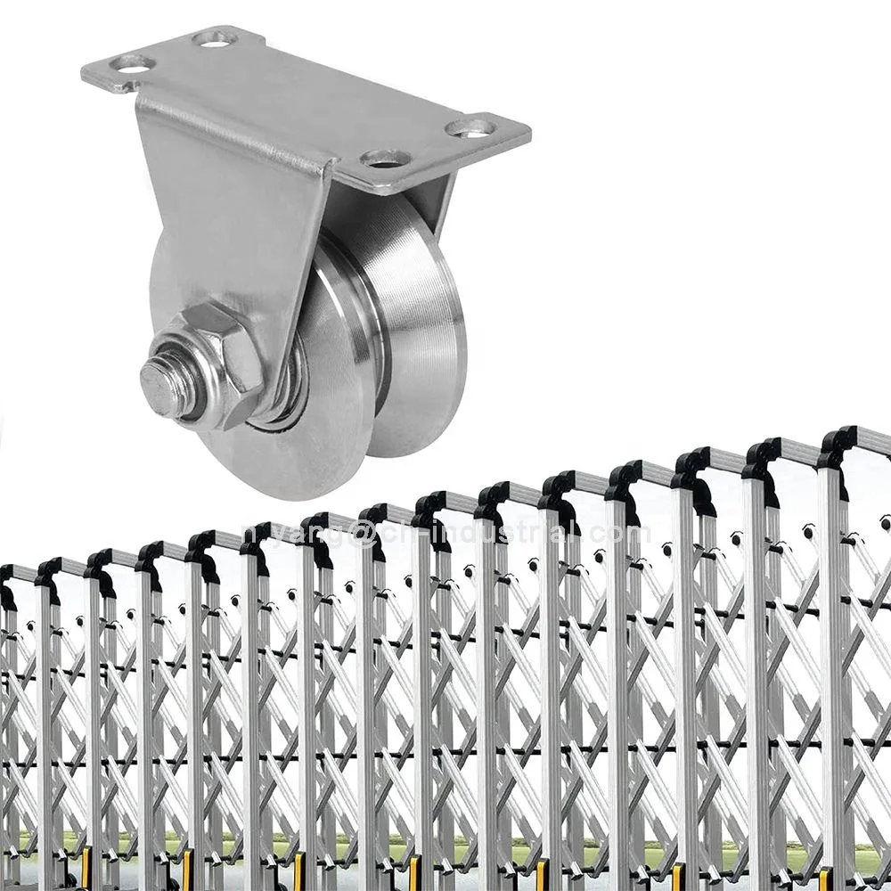 Stück V-Rillenrad, Schiebetorräder 50 mm, Stahlräder mit V-Nut, für