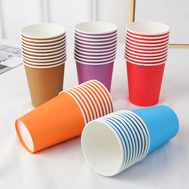 Multicolor Paper Cups Can Be Customized Logo Paper Cup For Party
