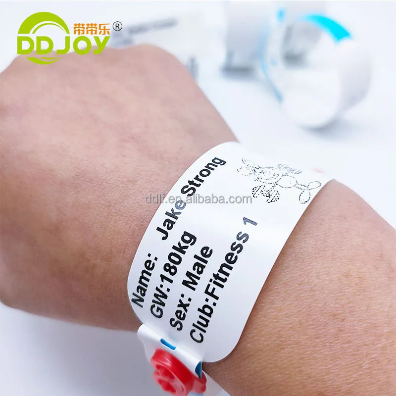Thermal Transfer Printing Hospital Disposable Identification Band
