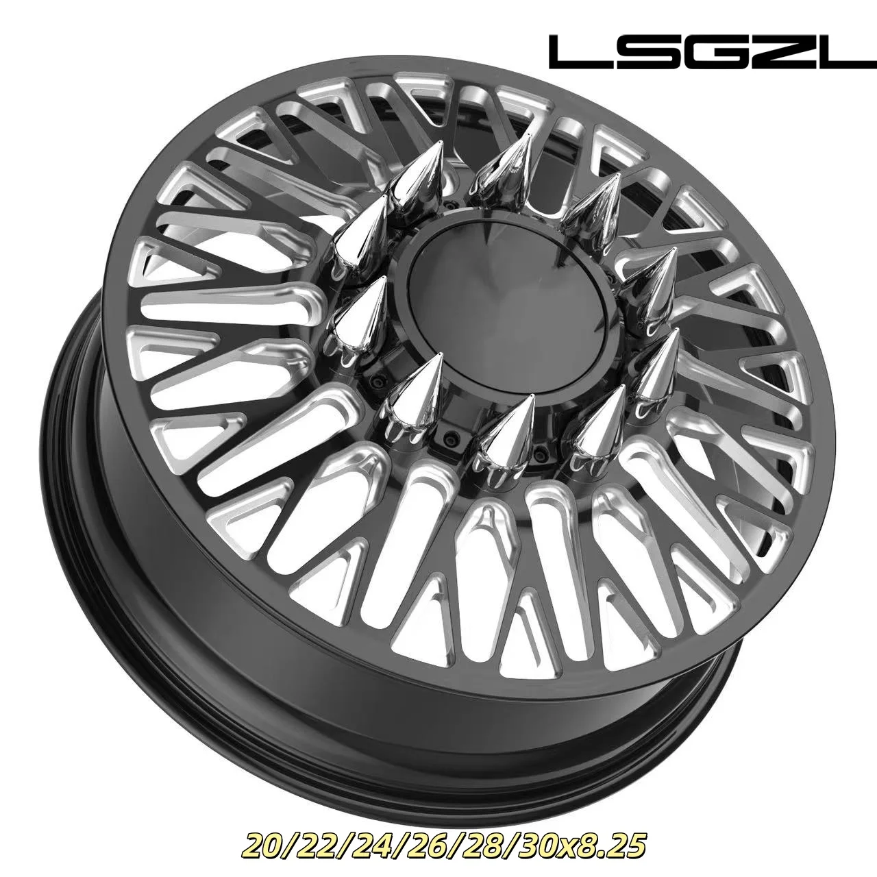 Forged Aluminum Alloy Deep Dish Wheels For Gmc For 20-30 Inch 8x210 10x225 PCD 40MM 30MM