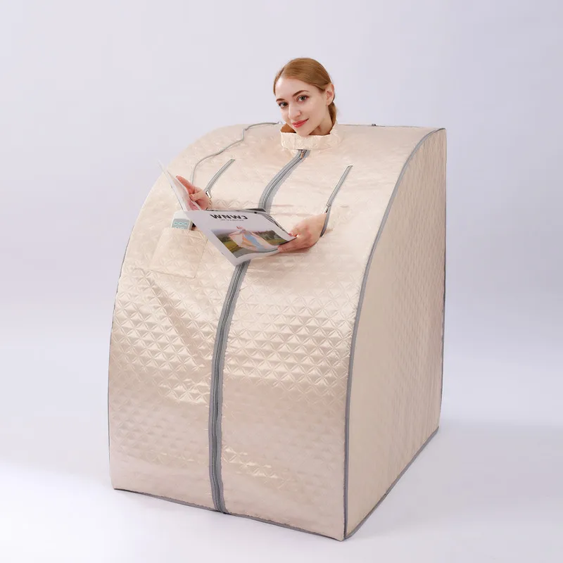 Modern One-Person Dry Far Infrared Sauna Acrylic Stainless Steel 304 4 Heaters Transom Windows Computer Control Panel Durable