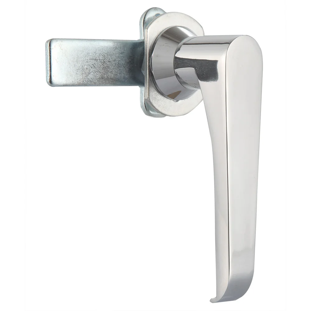 Hot Products Zinc Alloy L-Handle Door Lock for Metal Cabinet Key Unlock Way for Control Box supplier