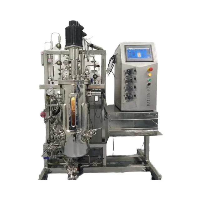 EU Standard BLBIO 30SJA High Quality 30L Pressure Fermenter Stainless Steel Mechanical Stirring Engine Laboratory Bioreactor