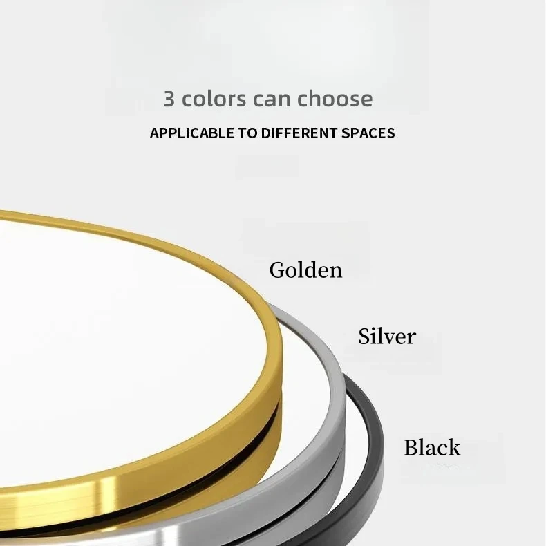 product round modern aluminum alloy frame full body wall mounted mirror for home decoration living room-5