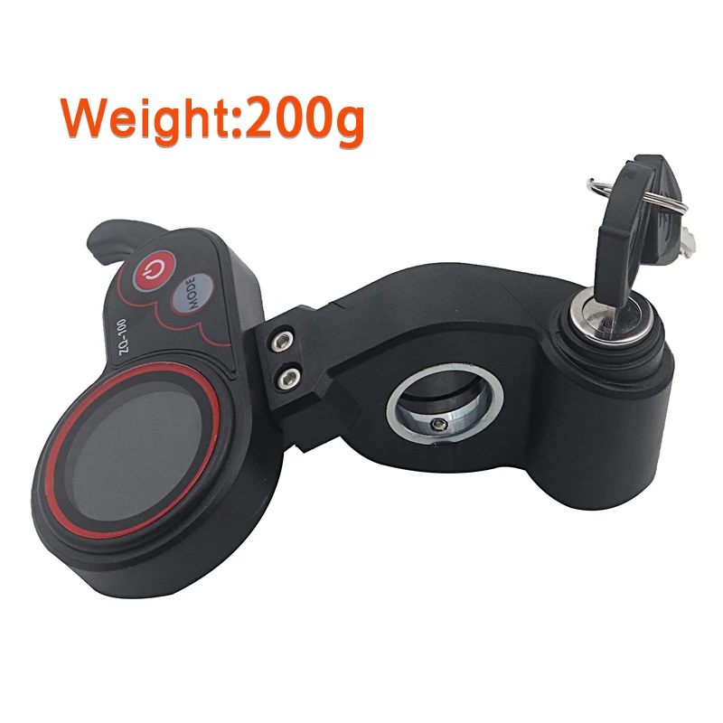 ZQ-100 36V-48V Controller with LCD Display Panel Scooter Throttle and Key Switch Electric Scooter Accessories Parts