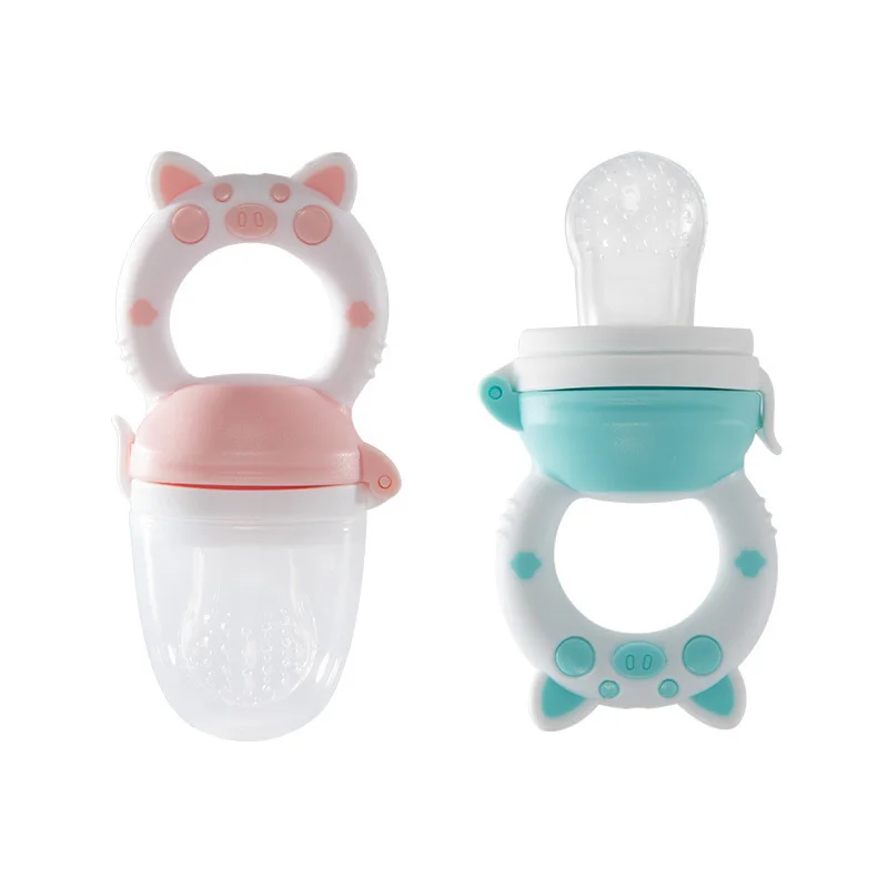 Pig Design Teething Toy Wholesale Pure Silicone Baby Pacifiers