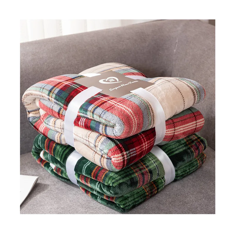 Custom Luxury Warm Flannel Fleece Blankets Soft Sherpa Throw for Autumn Winter Printed Luxury Fabric factory