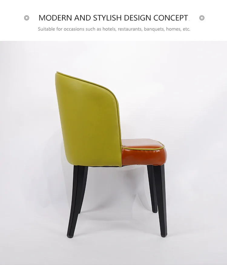 leather tufted dining chair leather
