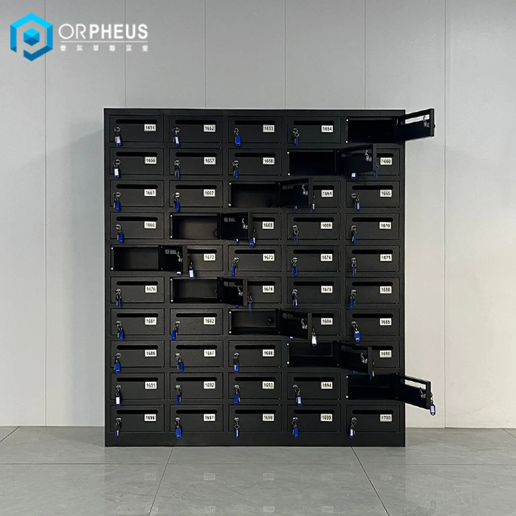 CBU USPS Boxes 50 Tenant Door Front Load Metal Cluster Unit Briefkasten Steel Commercial Mailboxes for Apartment Building