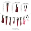 8-piece blood knife latte art (pvc)